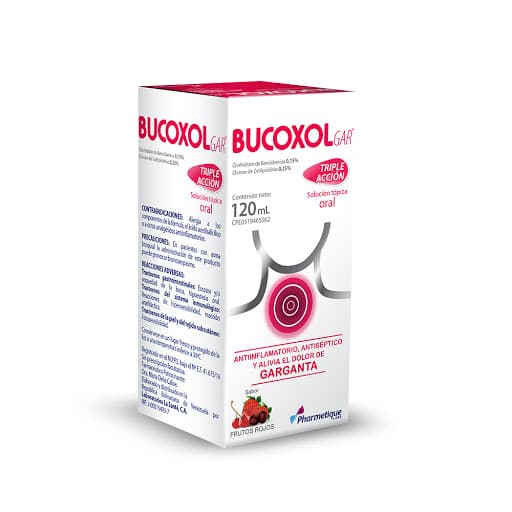 Foto de Bucoxolgar frutos rojos 0,15%-0,25% x120ml sol