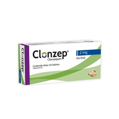 Foto de Clonzep 2mg x 30 tab valmorca 