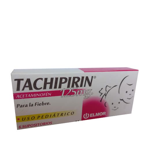 Foto de Tachipirin 125 mg x 6 sup elmor