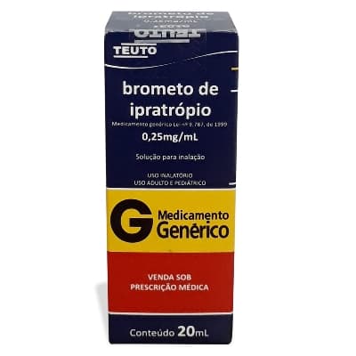 Foto de Bromuro de ipratropio 0,25 mg/ml sol inh x 20 ml teuto