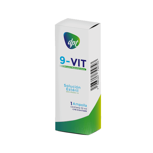 Foto de 9-vit infusion multivitaminica x 10 ml x 1 amp dpt dplus
