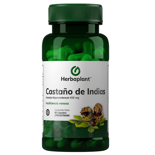 Foto de Castaño de indias 450 mg x 60 caps herbaplant