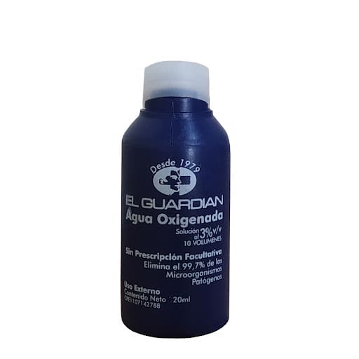 Foto de Agua oxigenada  3 % x 120 ml el guardian