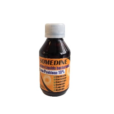 Foto de Somedine jabon liq bactericida 10% x 120 ml soma