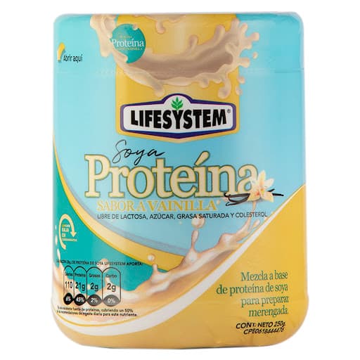 Foto de Proteina soya vainilla x 250 gr lifesystem