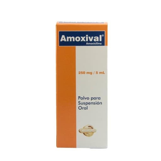 Foto de Amoxival 250 mg / 5 ml x 90ml valmorca 