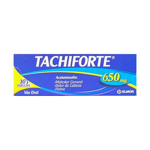Foto de Tachiforte 650 mg x 10 tab elmor