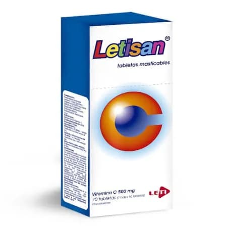 Foto de Letisan frutas 500 mg x 10 tab mast leti