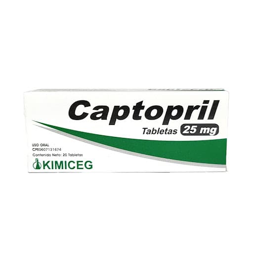Foto de Captopril 25 mg x 20 tab kimiceg