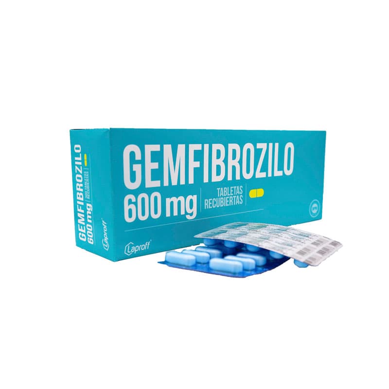 Foto de Gemfibrozilo 600mg x 10tab blister laproff