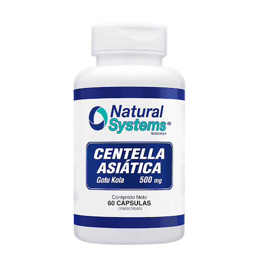 Foto de Centella asiatica 500mg x 60caps natural systems 