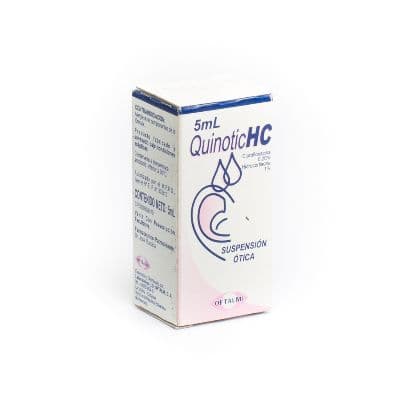 Foto de Quinotic hc 0,2 - 1 % susp otica x 5 ml oftalmi